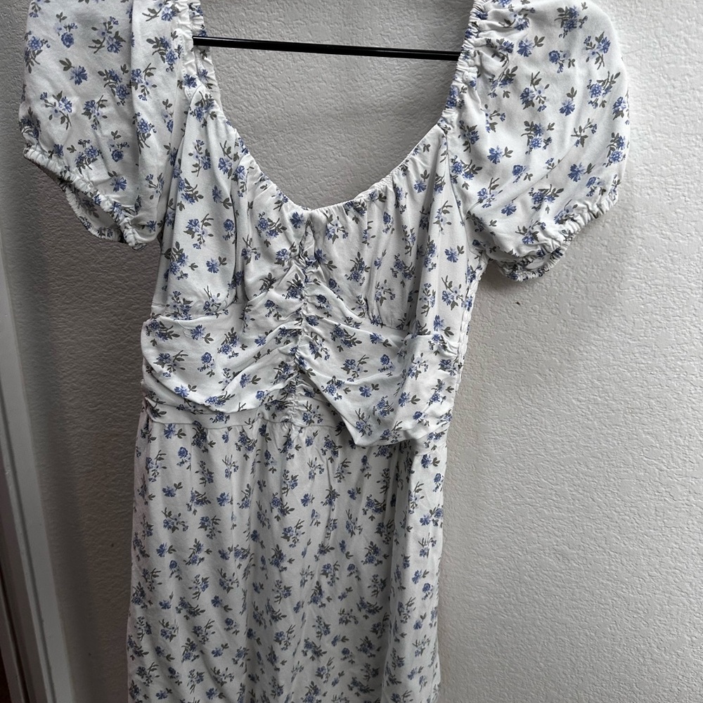 Hollister Blue Floral Dress
